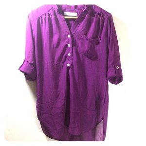 Lucy Love Small Purple Women's Blouse